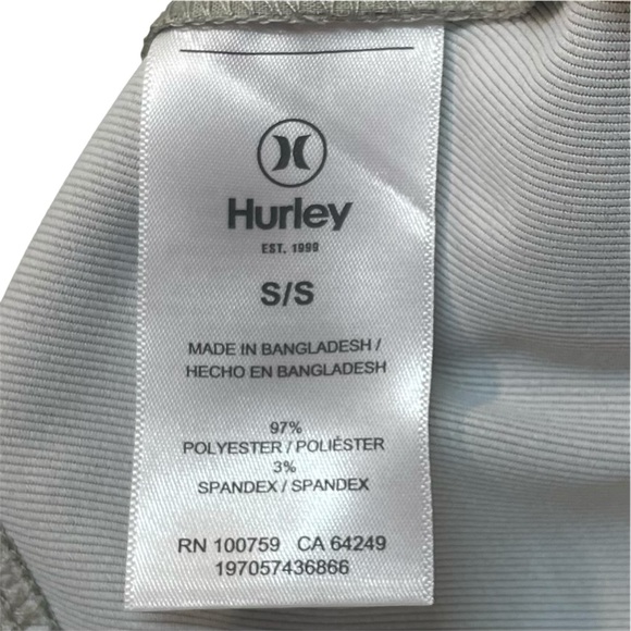 Hurley Men’s Pacer Stretch Twill Jogger Pants Light Grey Size Small NWT - Picture 12 of 16